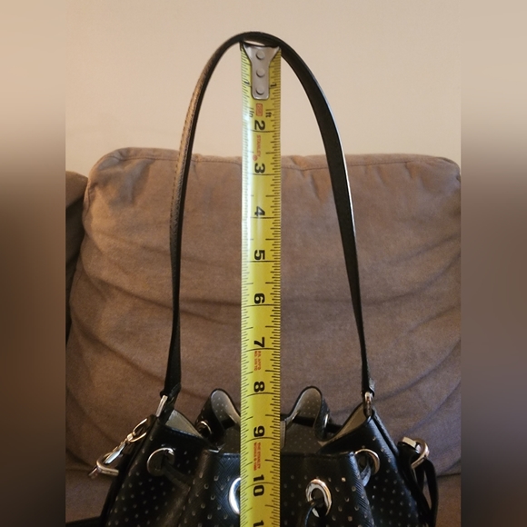 MICHAEL KORS Perforated Leather Bucket Bag - Picture 12 of 15